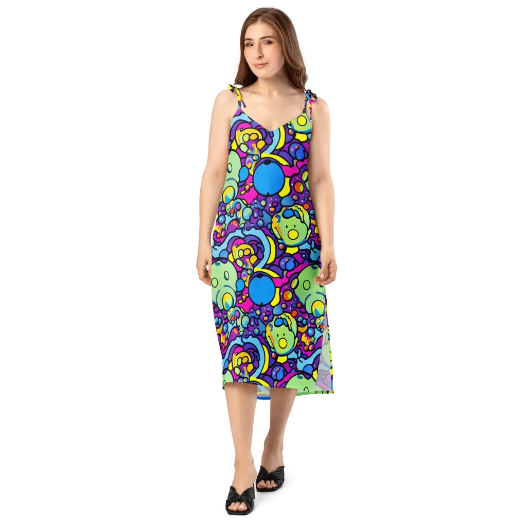 Enchanted Orbs on Slip Dress — Front