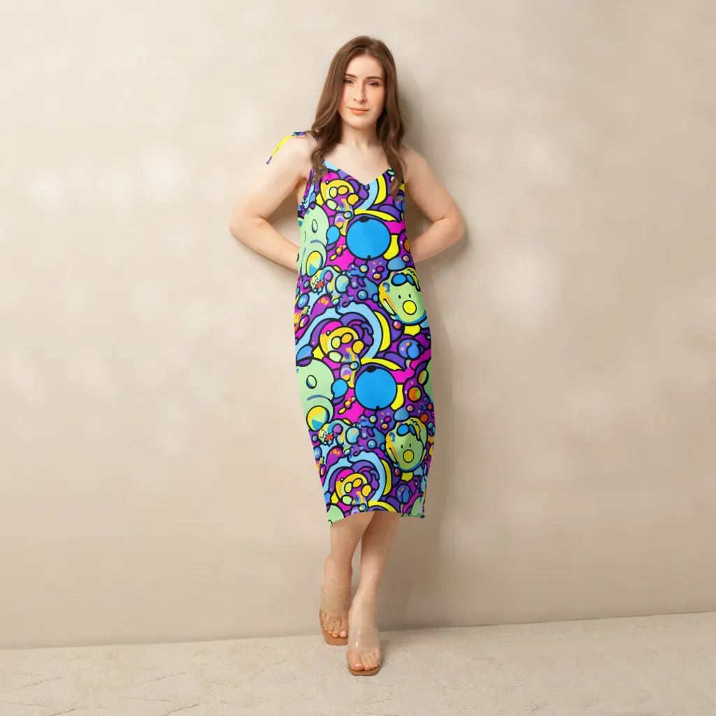 Enchanted Orbs on Slip Dress — Front