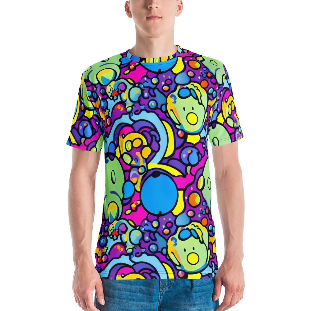 Enchanted Orbs on Men's Crew Neck T-Shirt — Front
