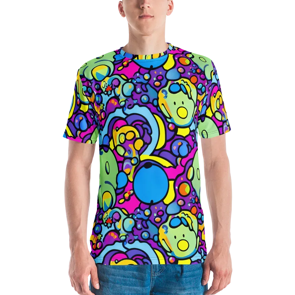 Enchanted Orbs on Men's Crew Neck T-Shirt — Front