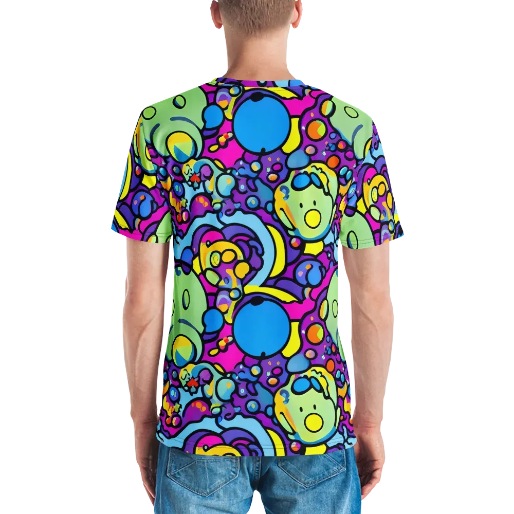 Enchanted Orbs on Men's Crew Neck T-Shirt — Back