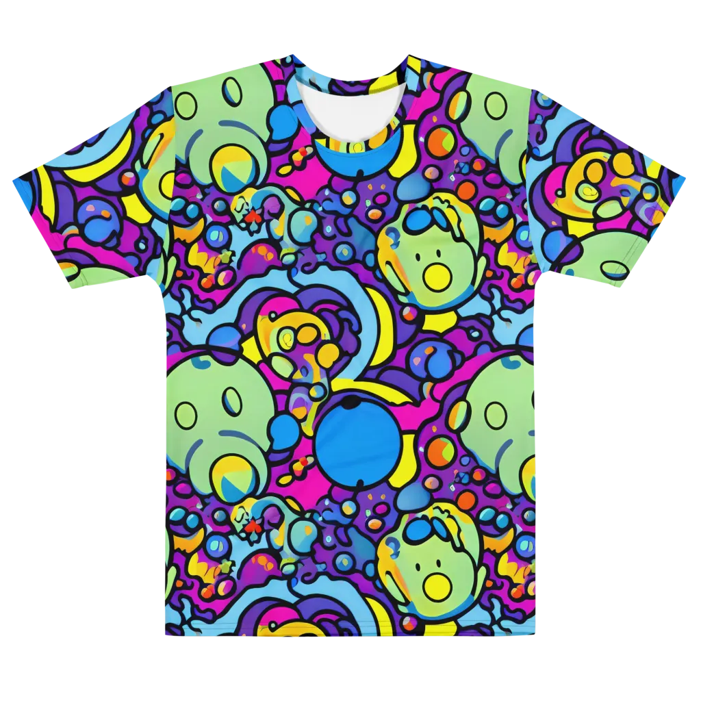 Enchanted Orbs on Men's Crew Neck T-Shirt — Front