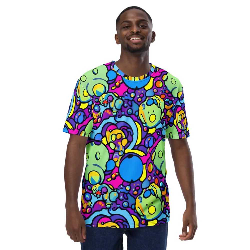 Enchanted Orbs on Men's Crew Neck T-Shirt — Front