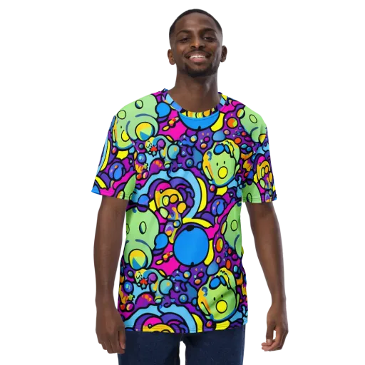 Enchanted Orbs on a Men's Crew Neck T-Shirt
