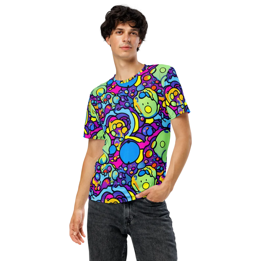 Enchanted Orbs on Men's Crew Neck T-Shirt — Front