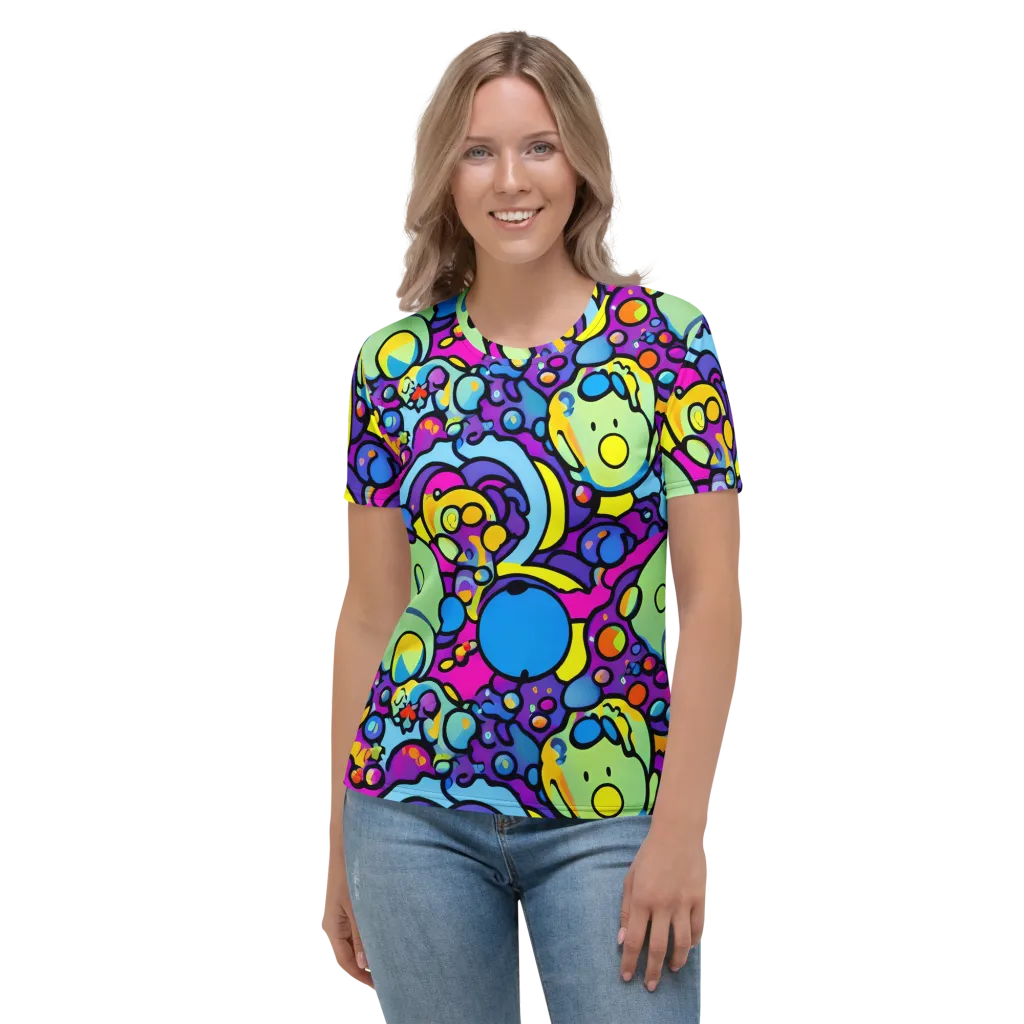 Enchanted Orbs on Women's Crew Neck T-Shirt — Front