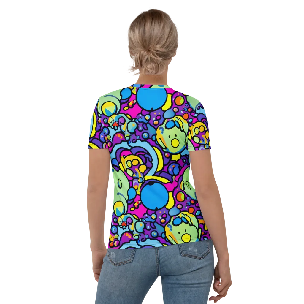 Enchanted Orbs on Women's Crew Neck T-Shirt — Back