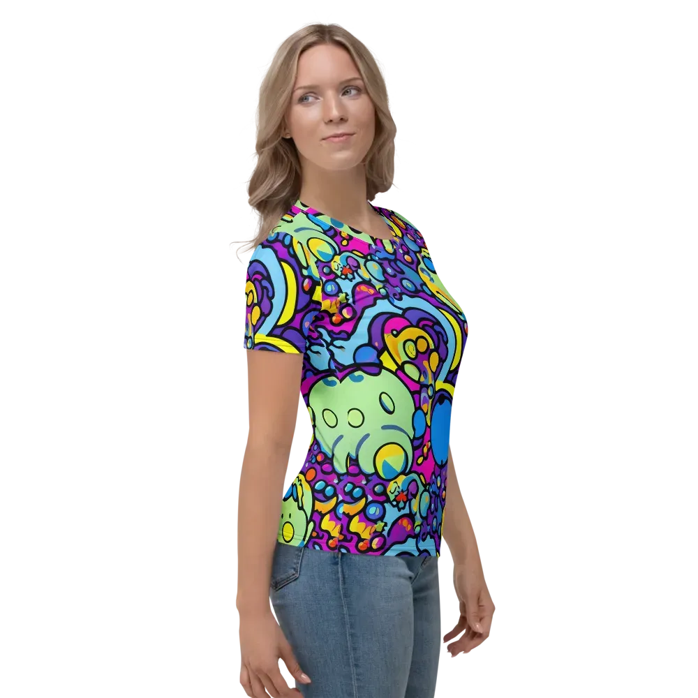 Enchanted Orbs on Women's Crew Neck T-Shirt — Right