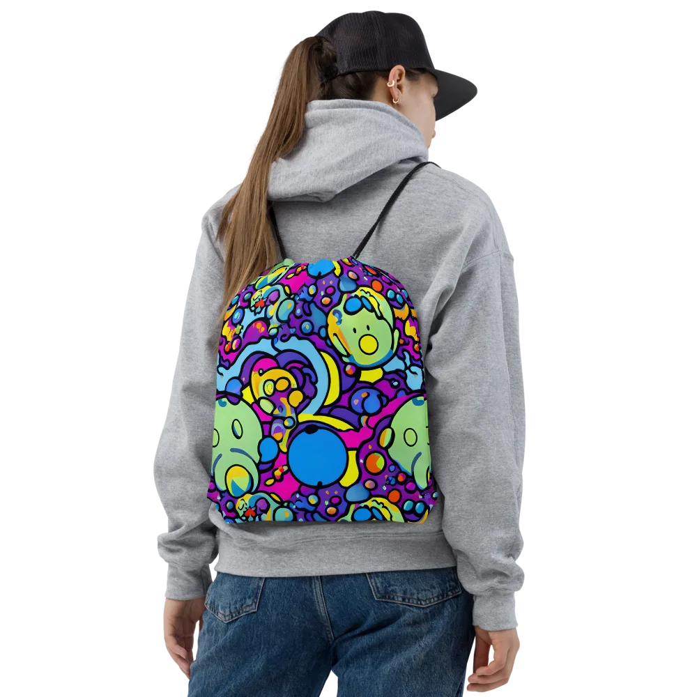 Enchanted Orbs on Drawstring Bag — Front