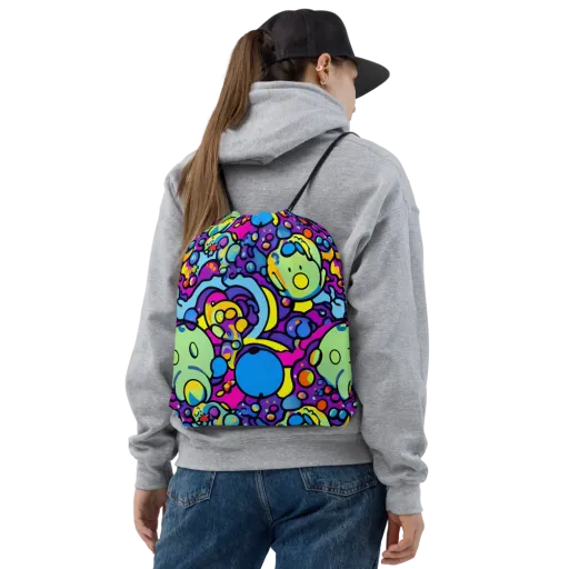 Enchanted Orbs on a Drawstring Bag