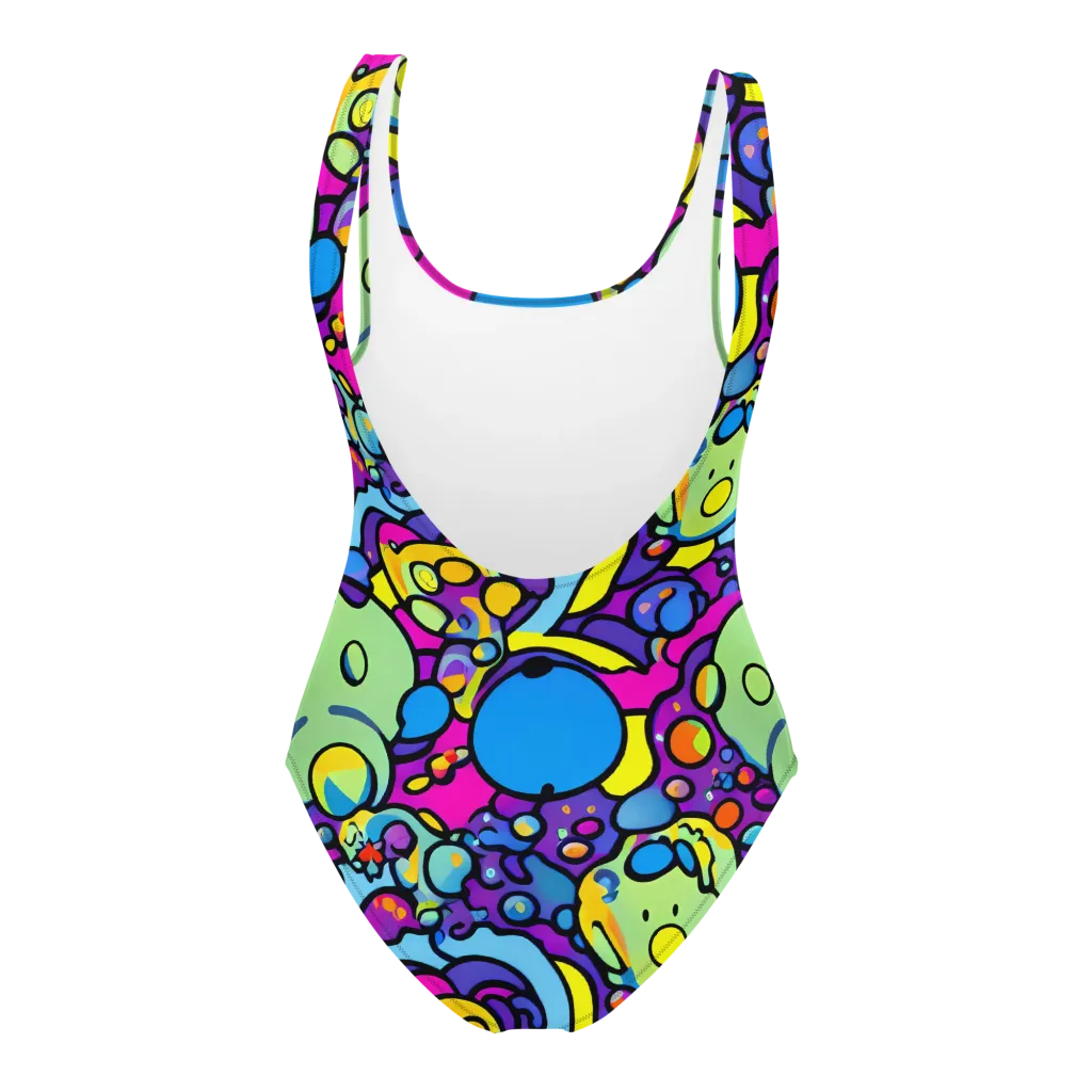 Enchanted Orbs on One-Piece Swimsuit — Back