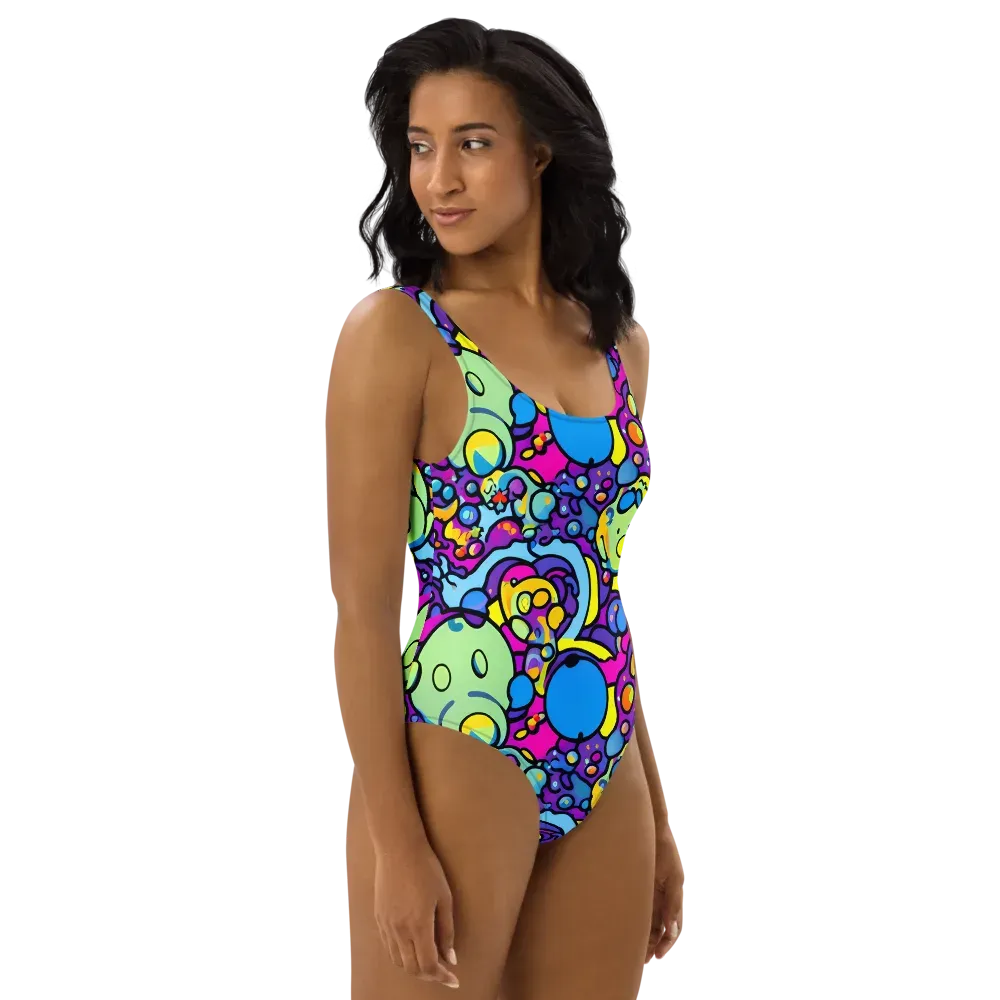 Enchanted Orbs on One-Piece Swimsuit — Right