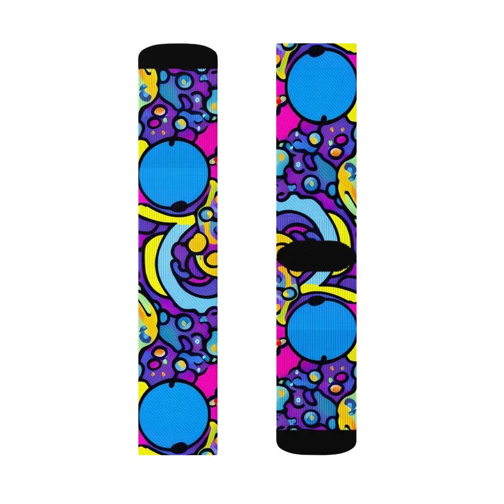 Enchanted Orbs on Socks — Right Sock