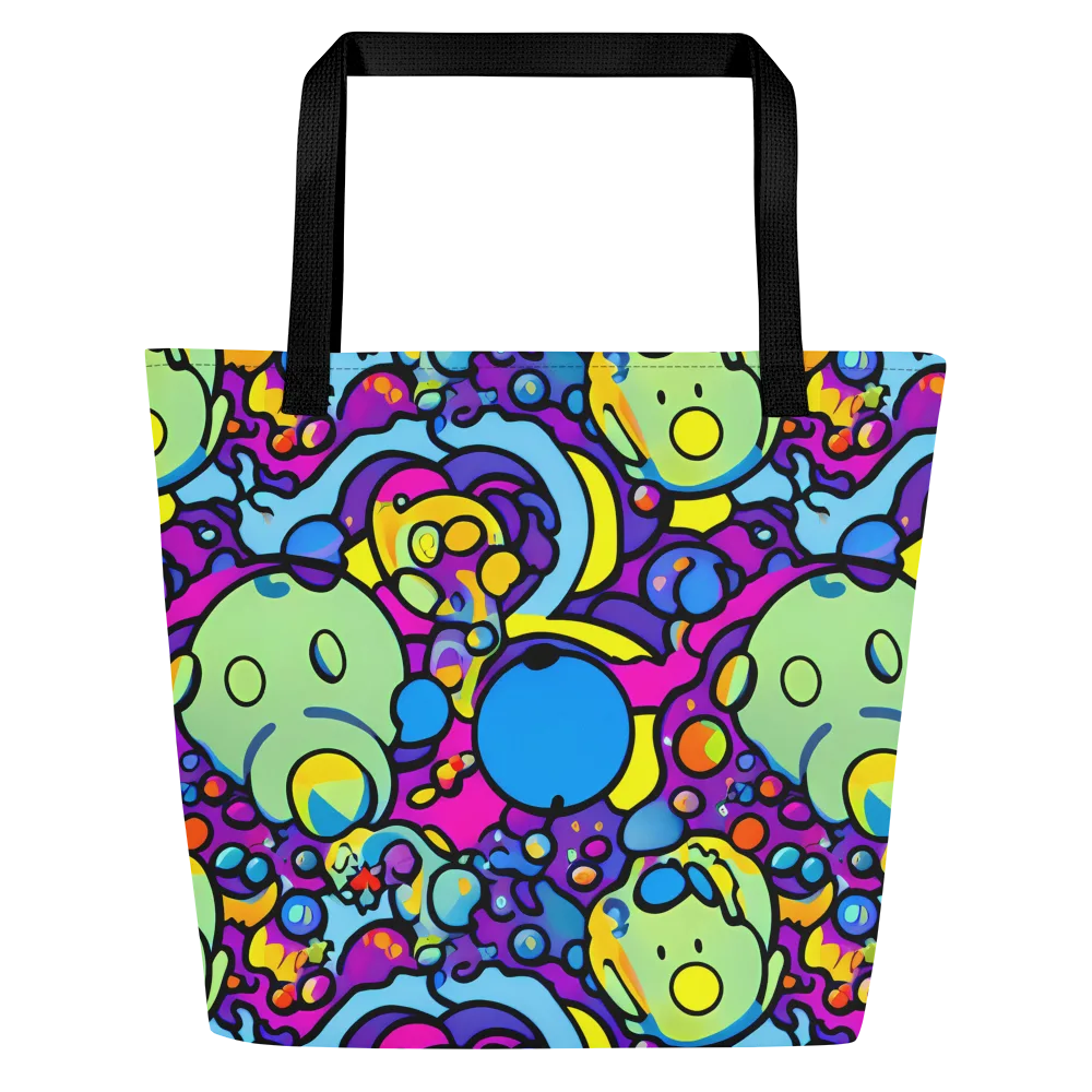 Enchanted Orbs on Large Tote Bag W/ Pocket — Front