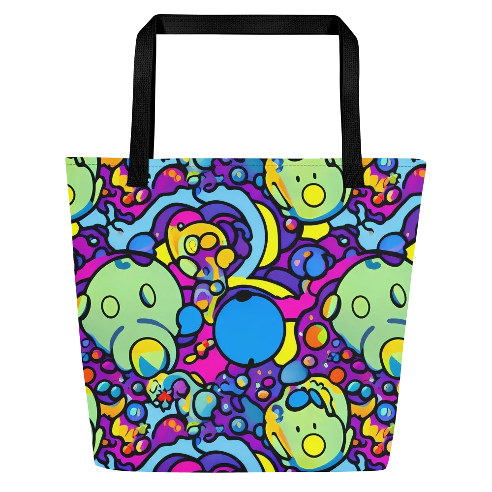 Enchanted Orbs on Large Tote Bag W/ Pocket — Front