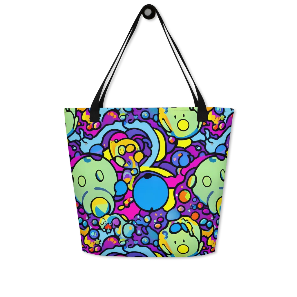Enchanted Orbs on Large Tote Bag W/ Pocket — Front