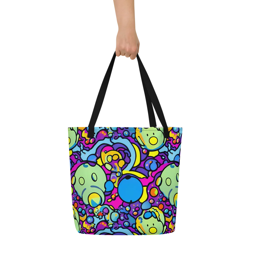 Enchanted Orbs on Large Tote Bag W/ Pocket — Front