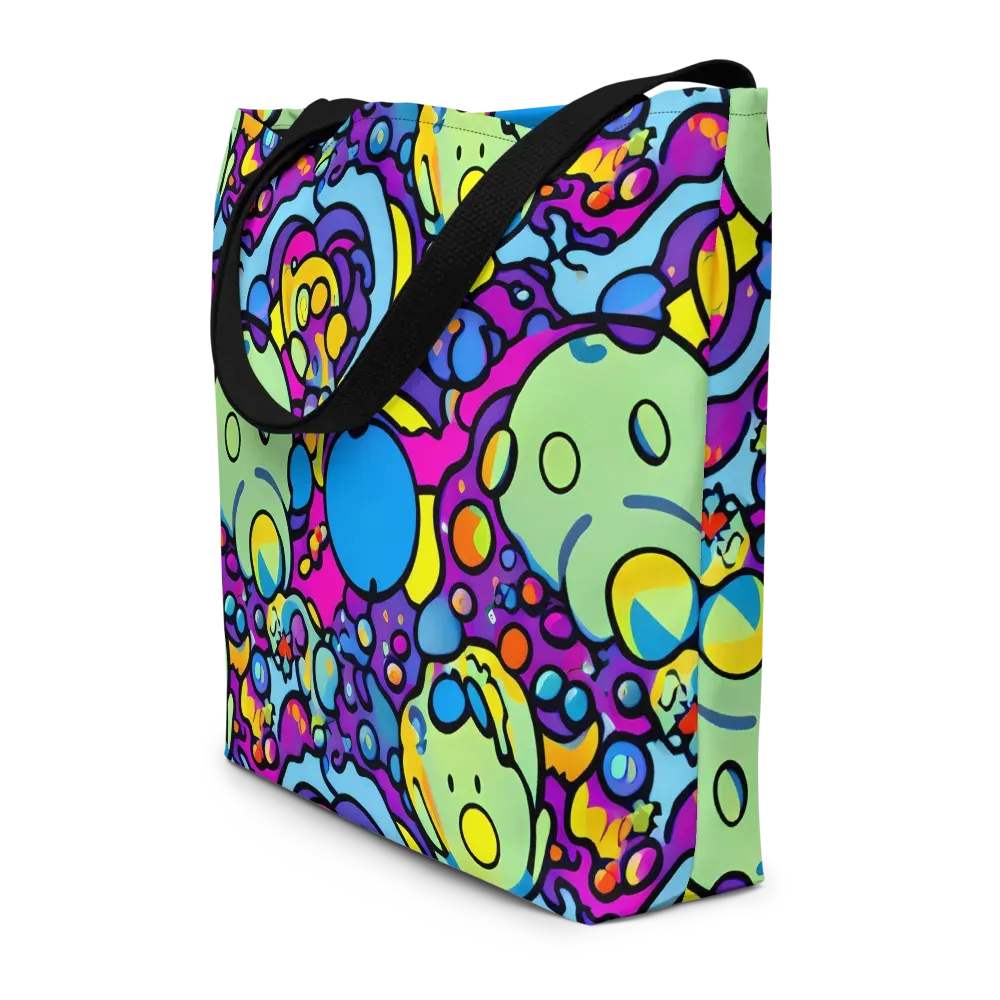 Enchanted Orbs on Large Tote Bag W/ Pocket — Front