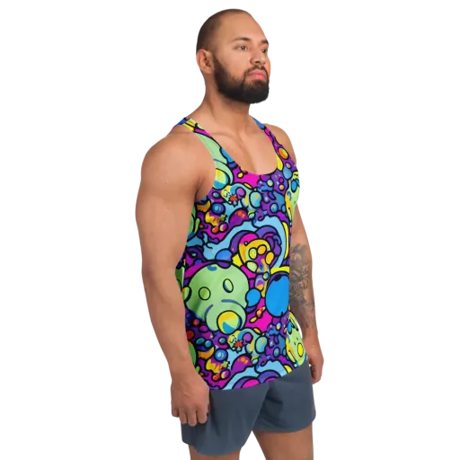 Enchanted Orbs on a Men's Tank Top
