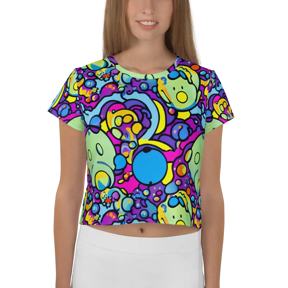 Enchanted Orbs on Crop Tee — Front