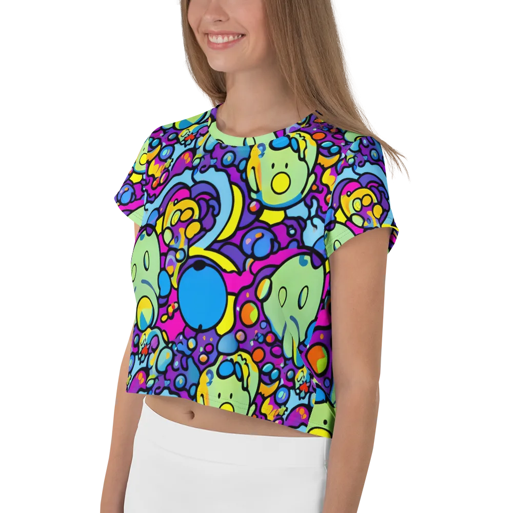 Enchanted Orbs on Crop Tee — Left