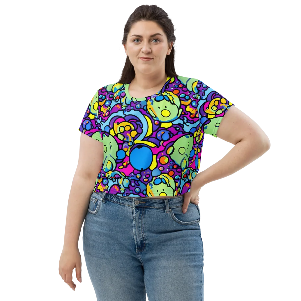 Enchanted Orbs on Crop Tee — Front