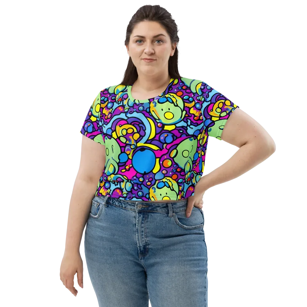 Enchanted Orbs on Crop Tee — Front