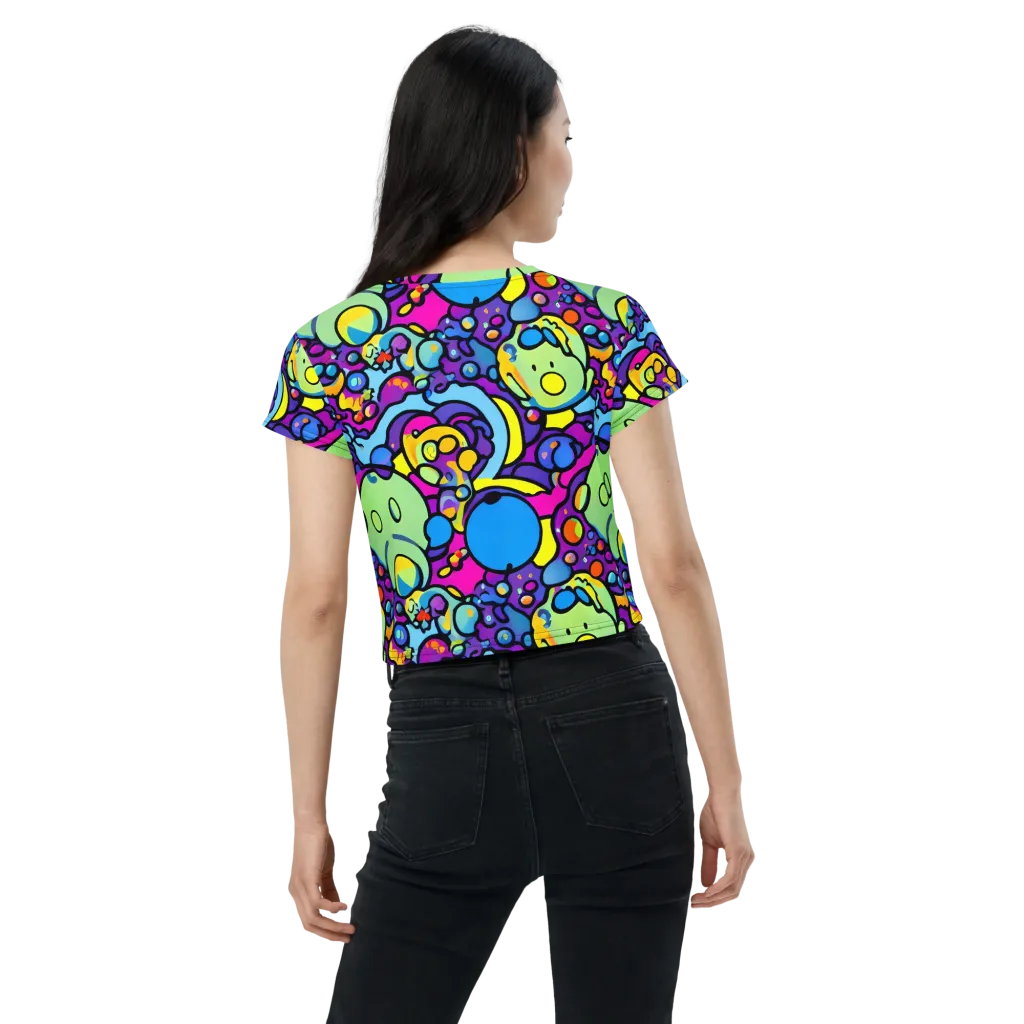 Enchanted Orbs on Crop Tee — Back