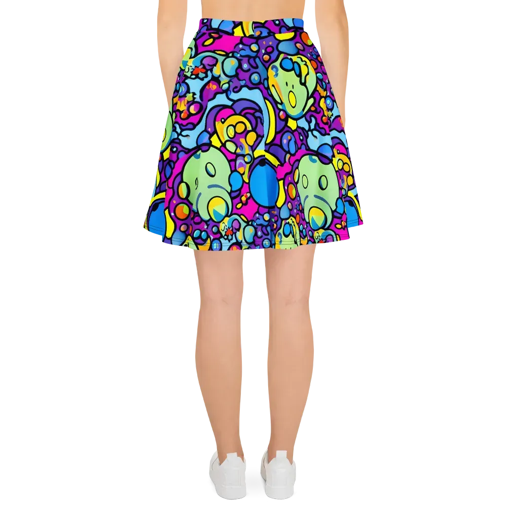 Enchanted Orbs on Skater Skirt — Back