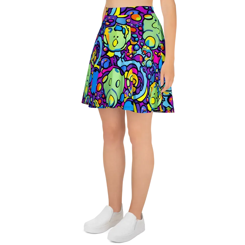 Enchanted Orbs on Skater Skirt — Left
