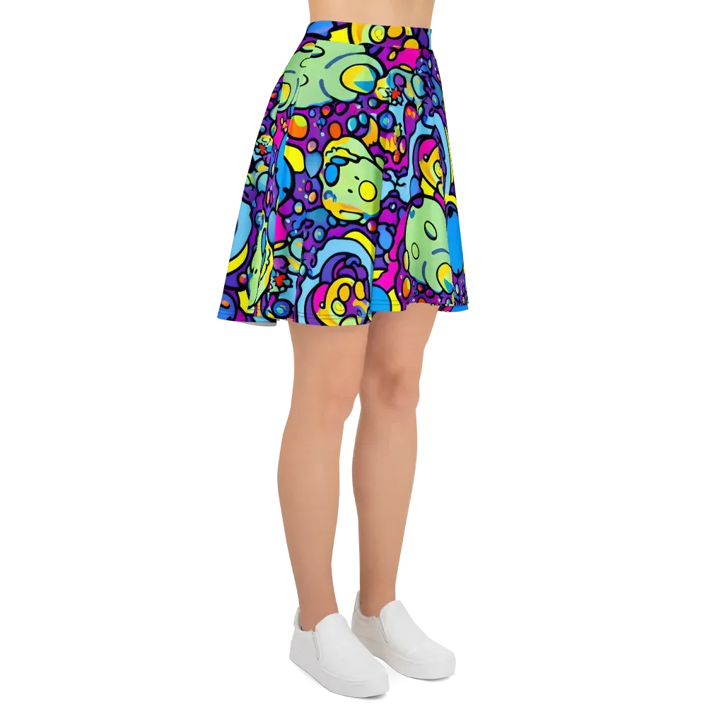 Enchanted Orbs on Skater Skirt — Right