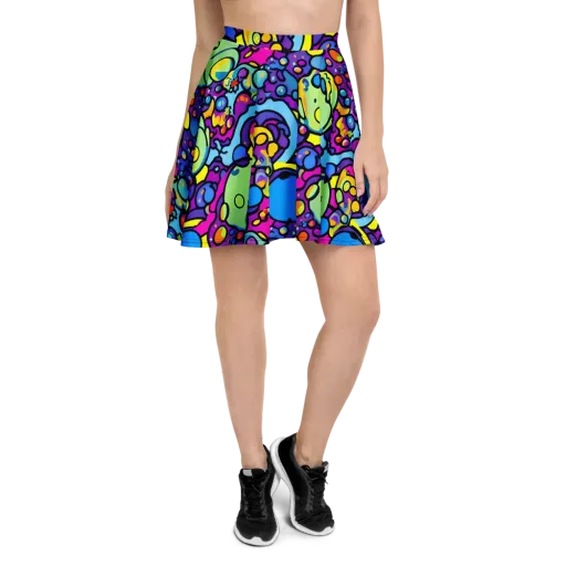 Enchanted Orbs on a Skater Skirt