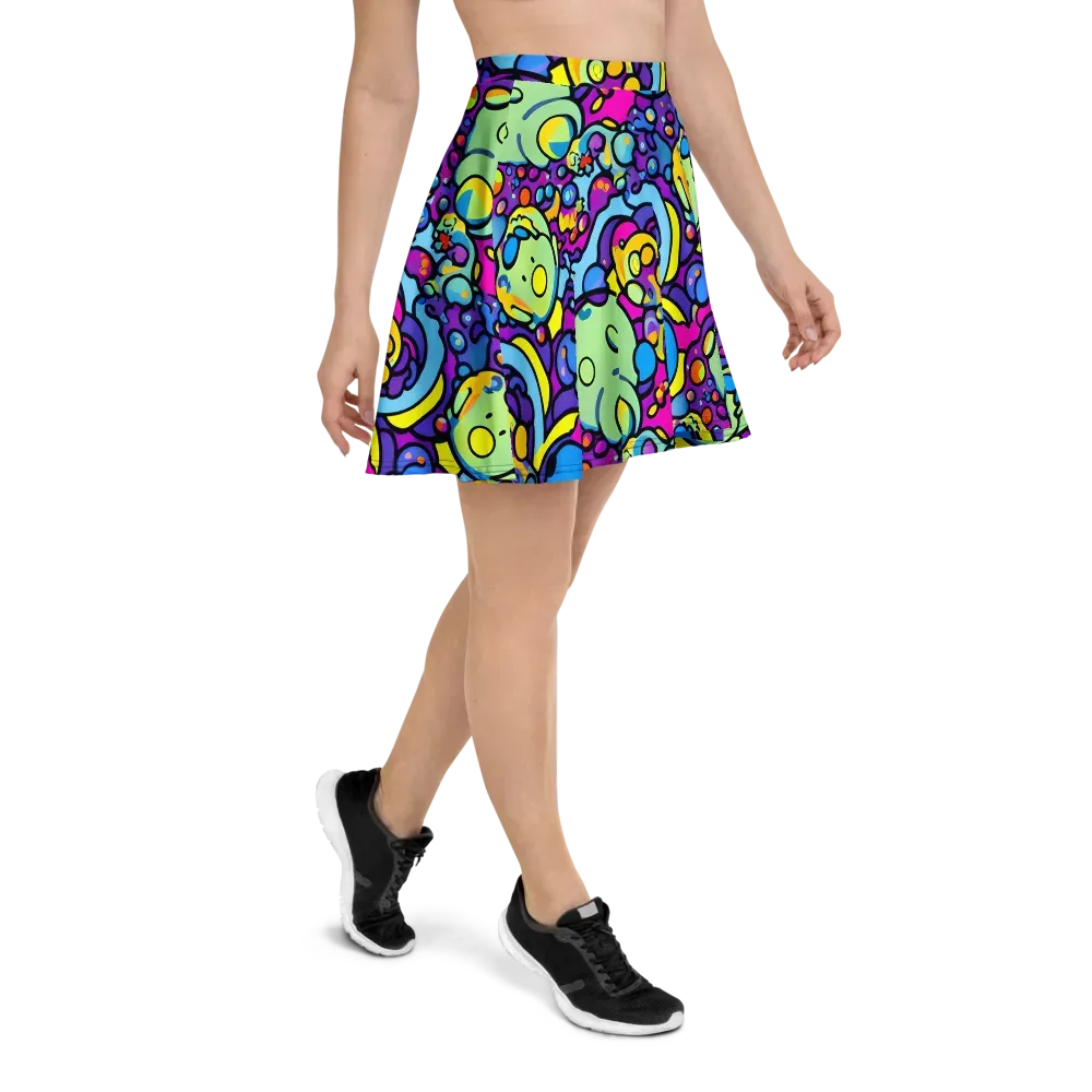 Enchanted Orbs on Skater Skirt — Right