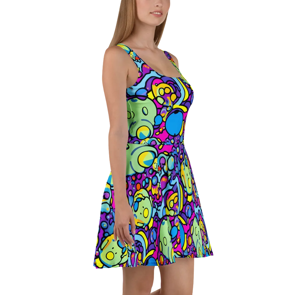 Enchanted Orbs on Skater Dress — Right