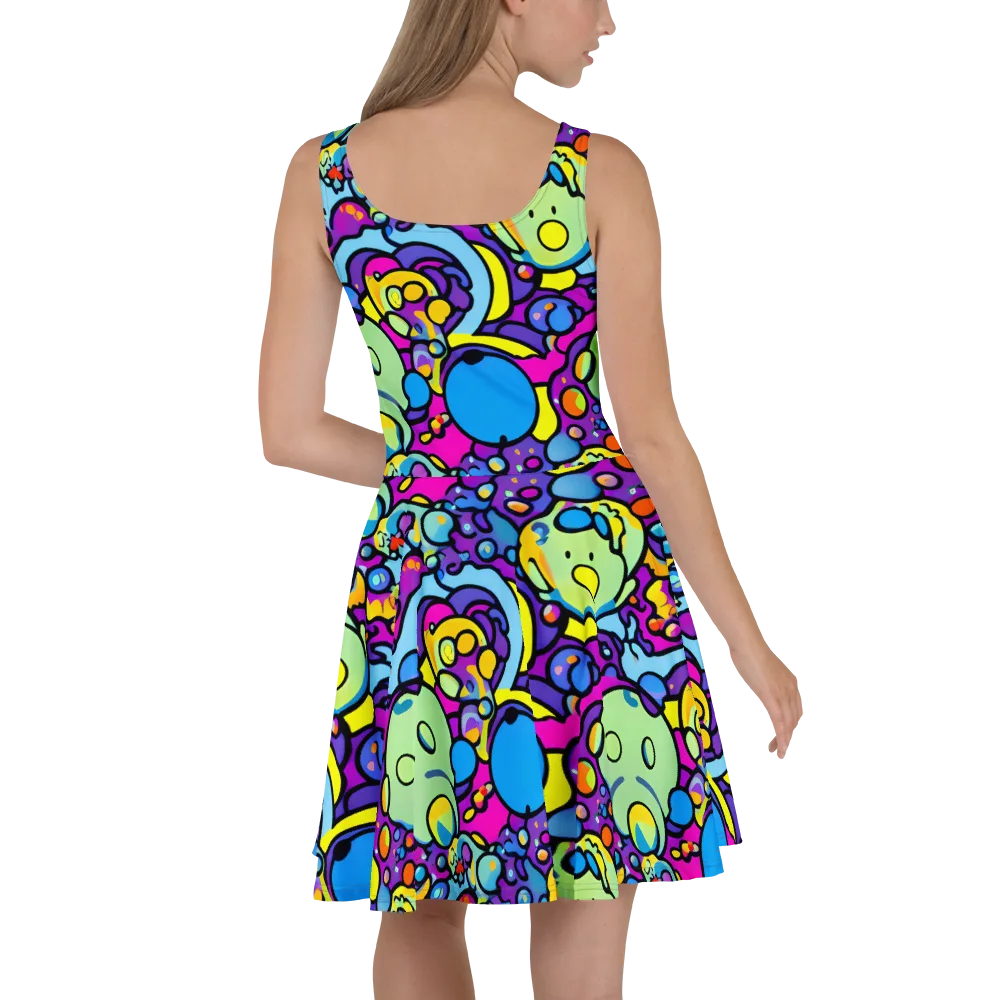 Enchanted Orbs on Skater Dress — Back