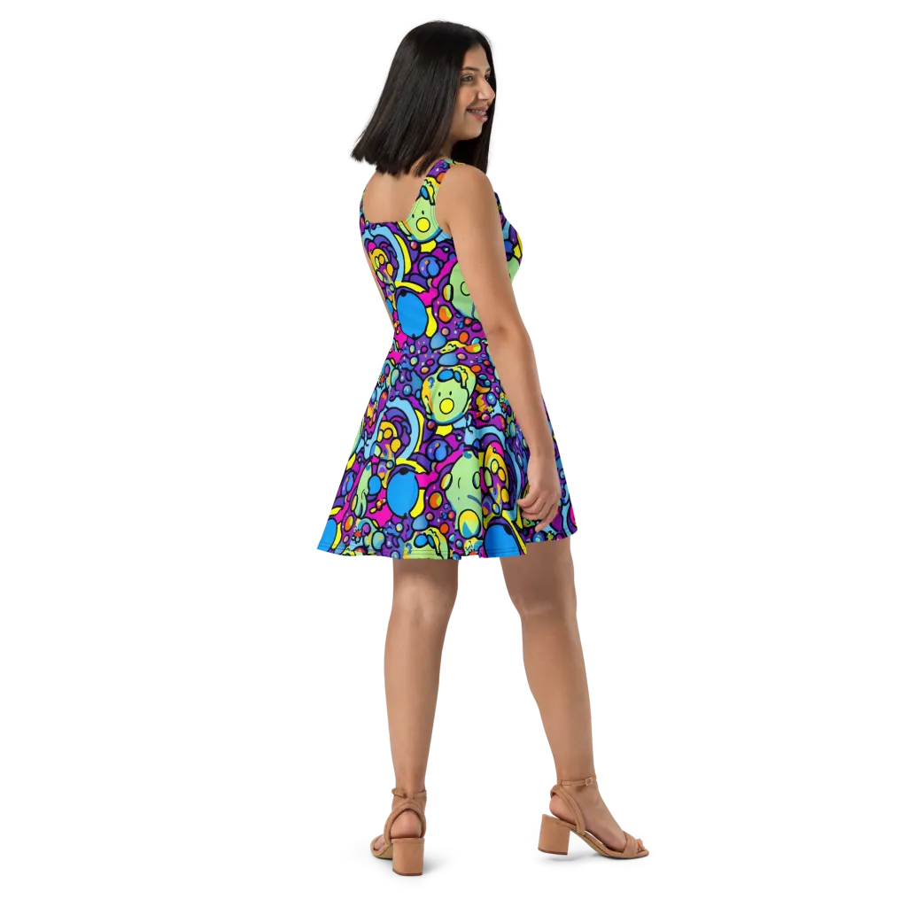 Enchanted Orbs on Skater Dress — Right
