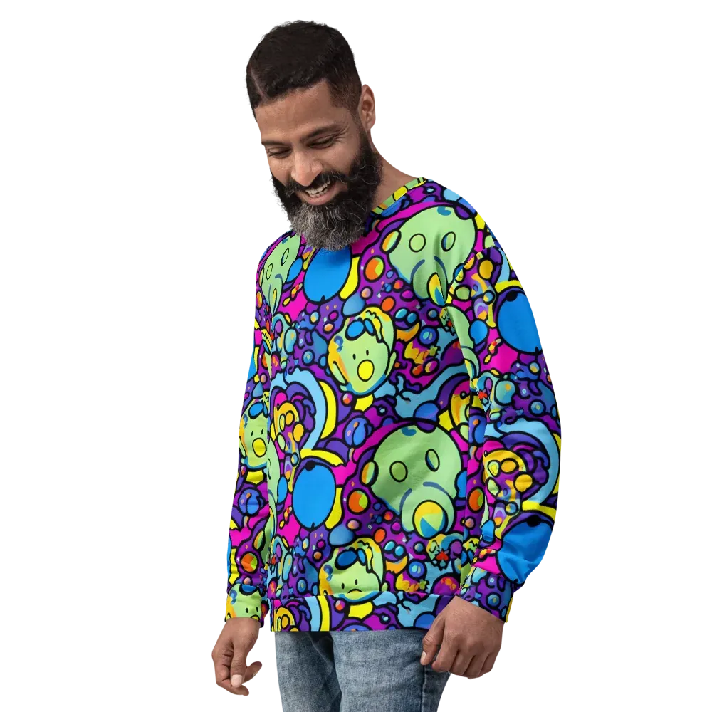 Enchanted Orbs on Sweatshirt — Left Front