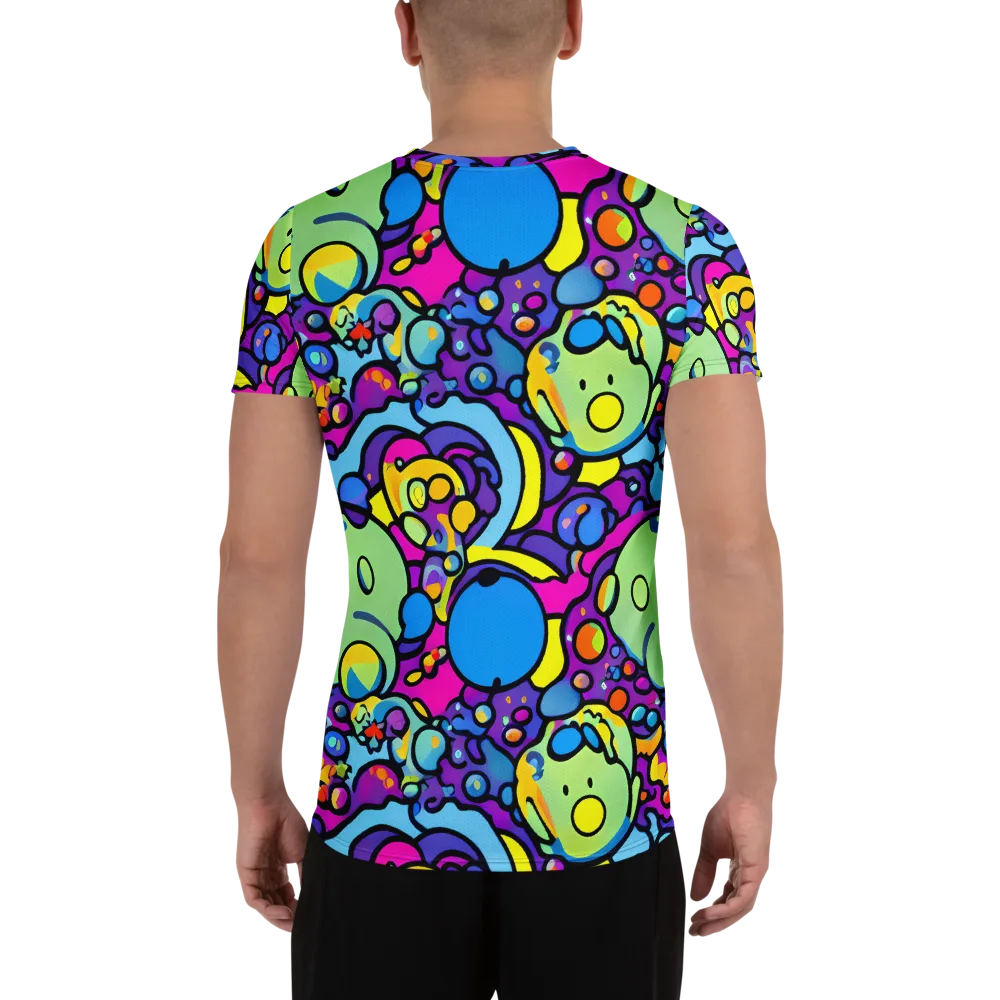 Enchanted Orbs on Men's Athletic T-Shirt — Back