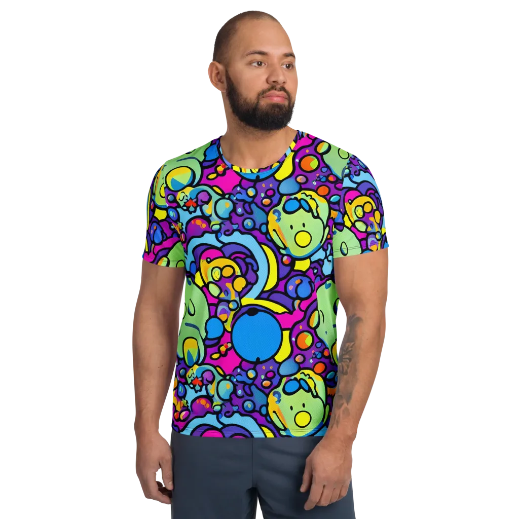 Enchanted Orbs on Men's Athletic T-Shirt — Front