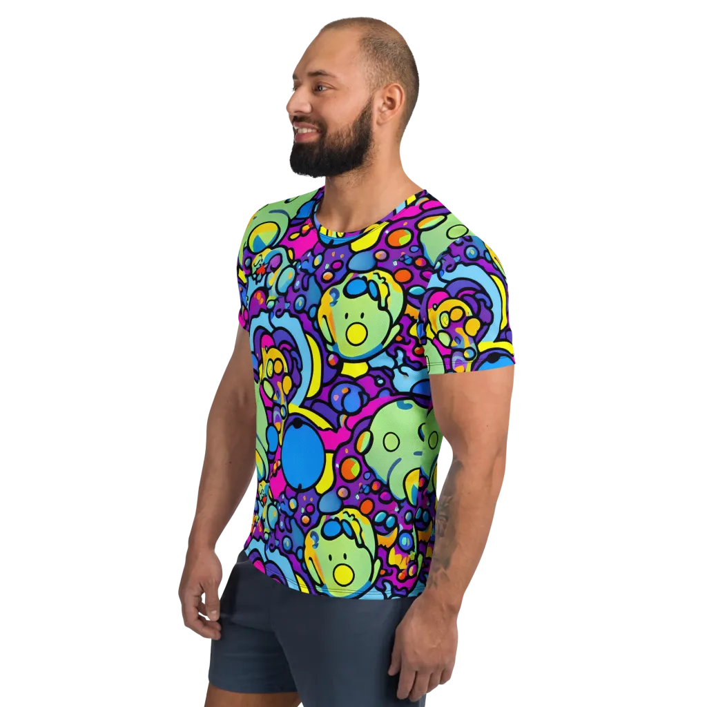 Enchanted Orbs on Men's Athletic T-Shirt — Left