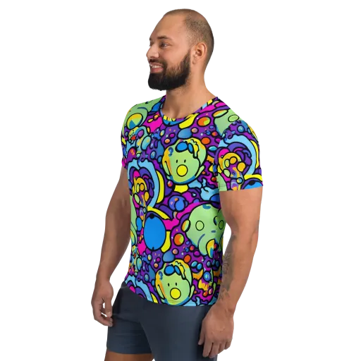 Enchanted Orbs on a Men's Athletic T-Shirt