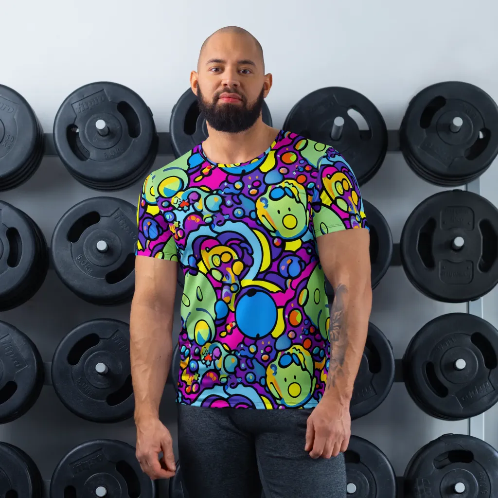 Enchanted Orbs on Men's Athletic T-Shirt — Front