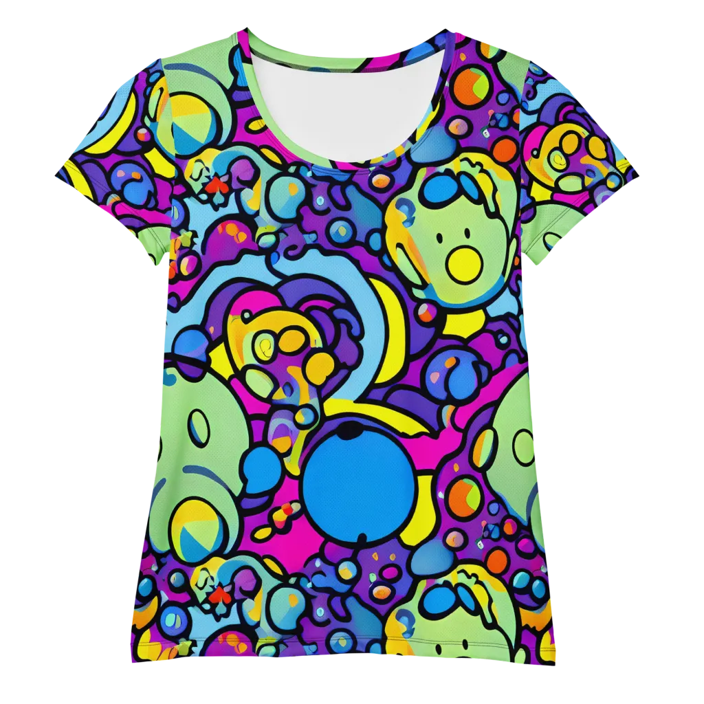 Enchanted Orbs on Women's Athletic T-Shirt — Front