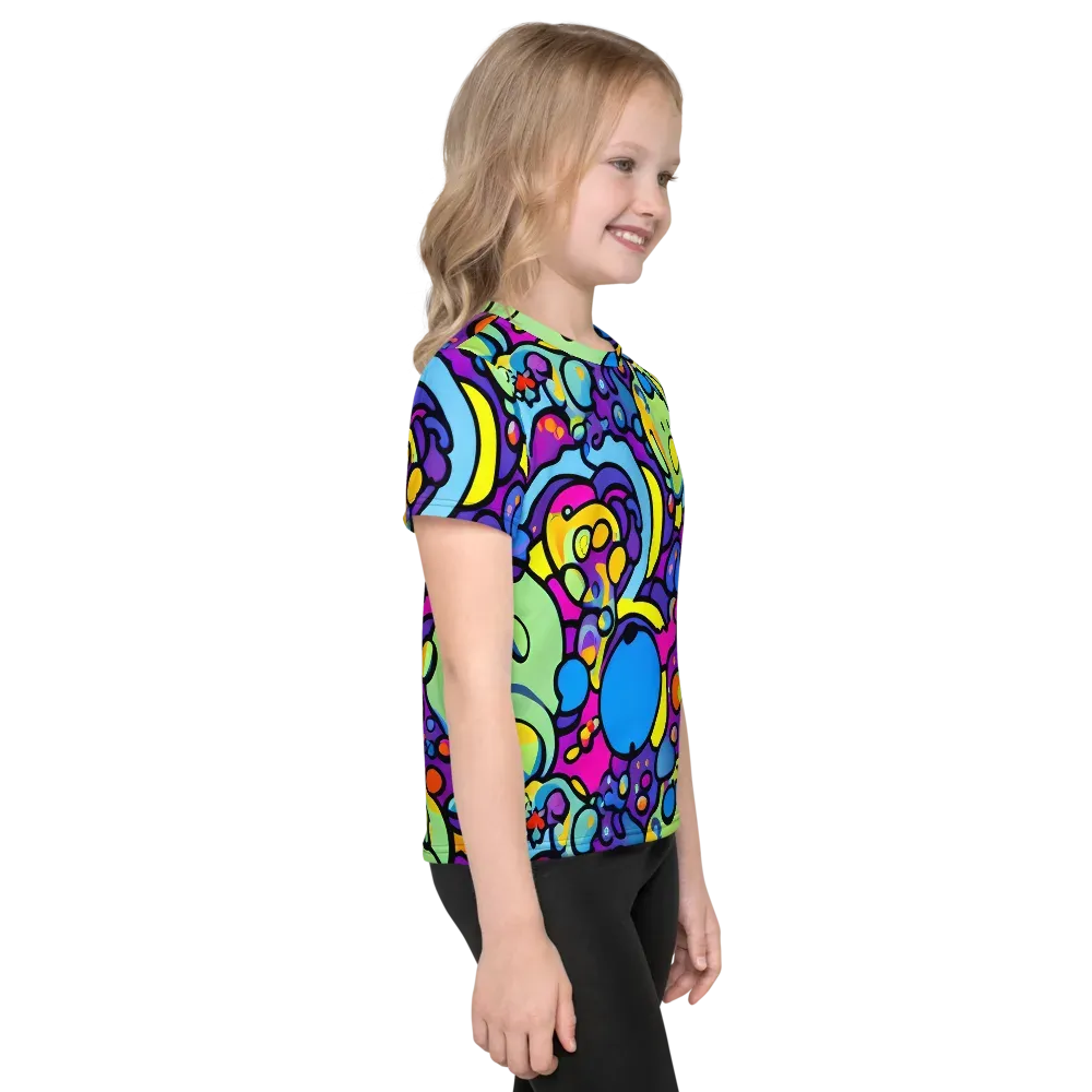 Enchanted Orbs on Kids Crew Neck T-Shirt — Right