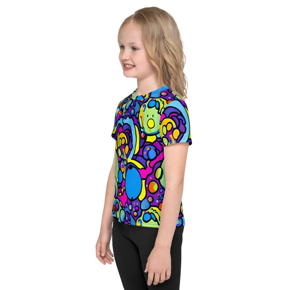 Enchanted Orbs on Kids Crew Neck T-Shirt — Left