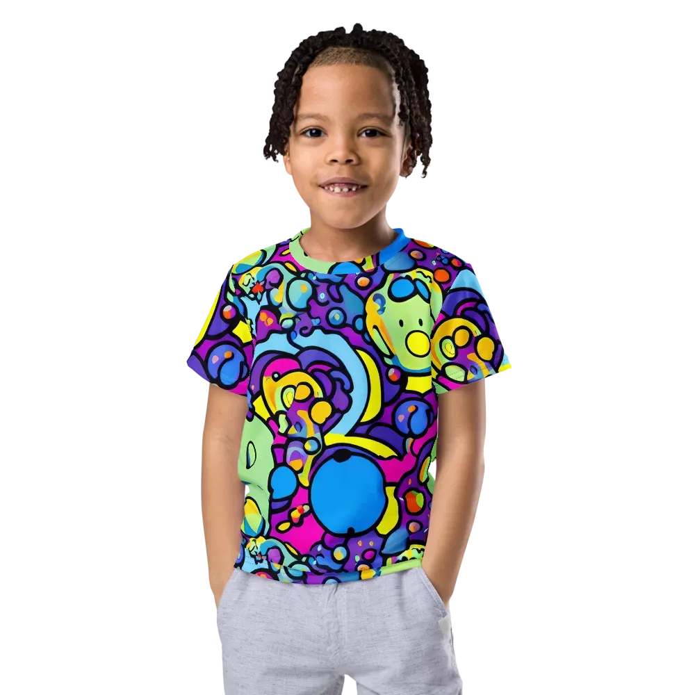 Enchanted Orbs on Kids Crew Neck T-Shirt — Front