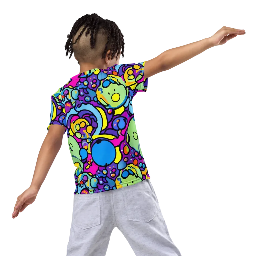 Enchanted Orbs on Kids Crew Neck T-Shirt — Back