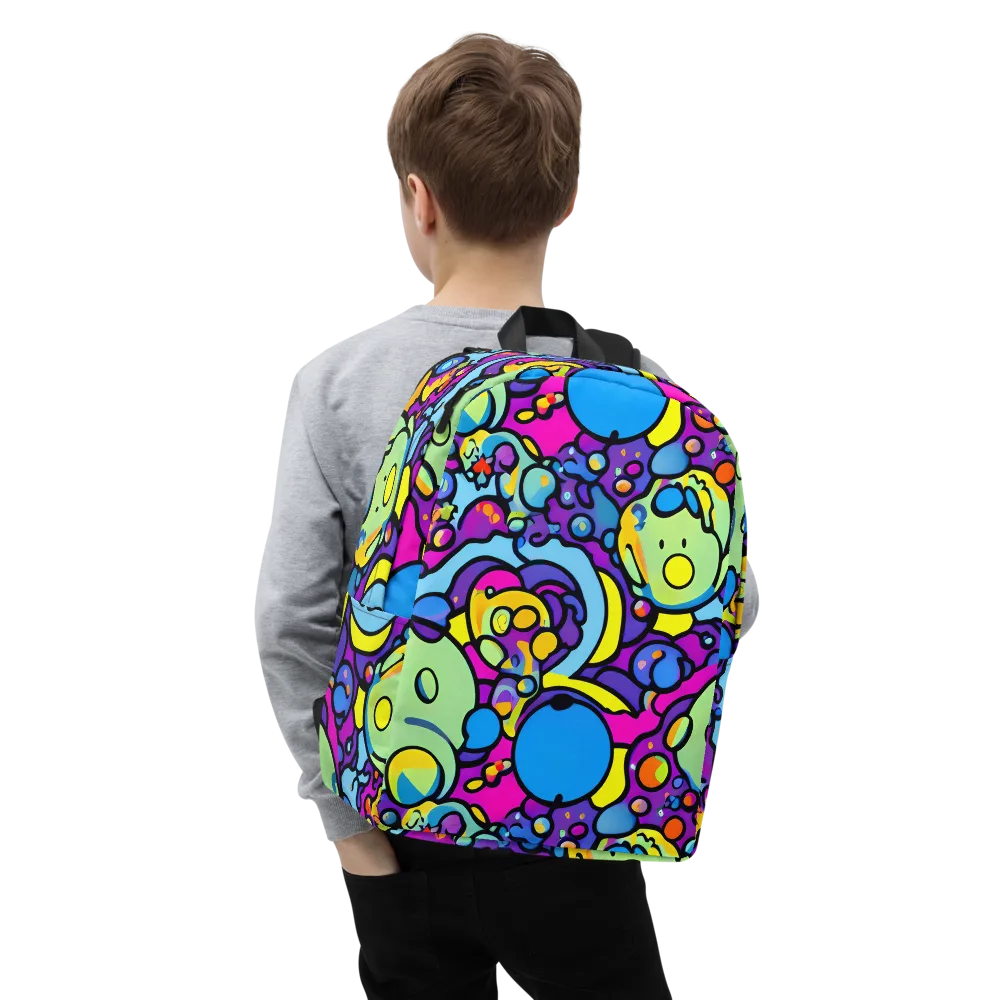 Enchanted Orbs on Minimalist Backpack — Zoomed-in