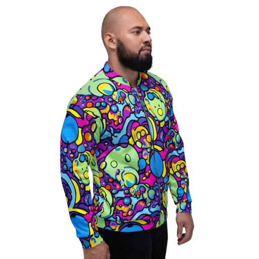 Enchanted Orbs on a Bomber Jacket