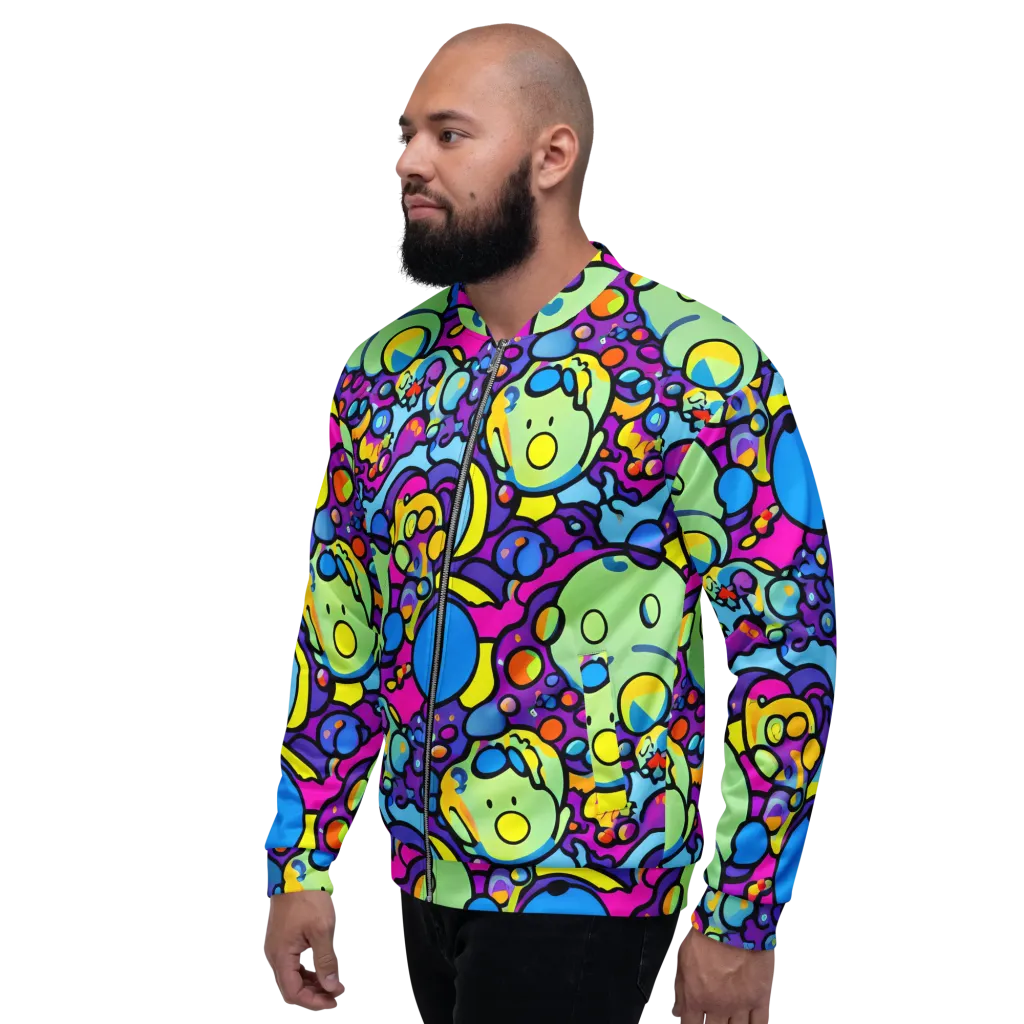 Enchanted Orbs on Bomber Jacket — Left